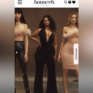 NWT Luciella Black L Jumpsuit